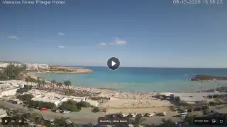 Vorschaubild 8. Oktober 2026 13:00 Ayia Napa Zypern - Nissi Beach Panorama