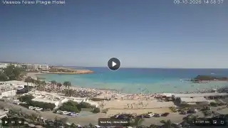 Vorschaubild 9. Oktober 2026 12:00 Ayia Napa Zypern - Nissi Beach Panorama